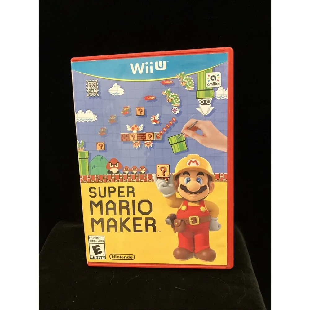 Nintendo Wii U Video Games Super Mario Maker Assassin’s Creed Skylander Lot of 4